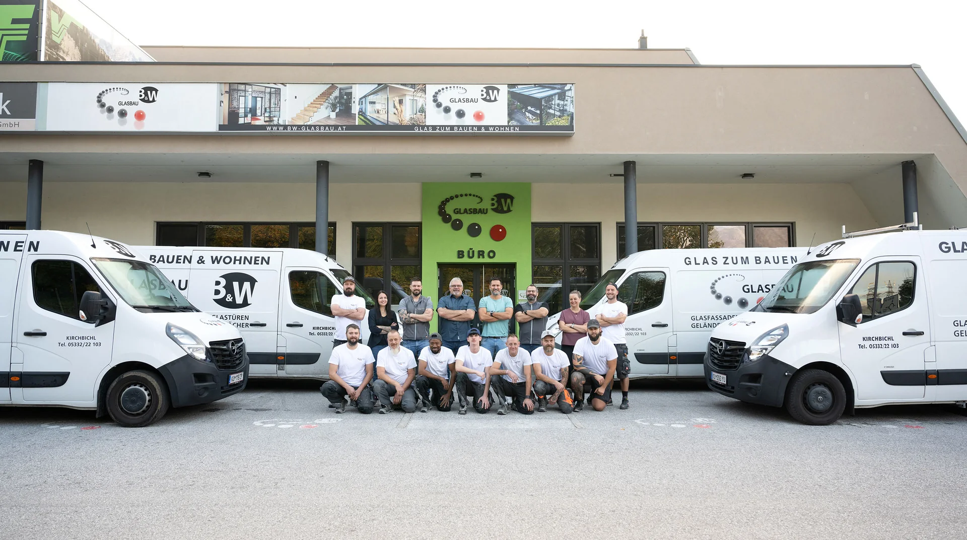 B&W Glasbau Team