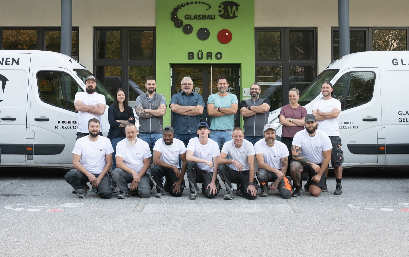 Team von B&W Glasbau